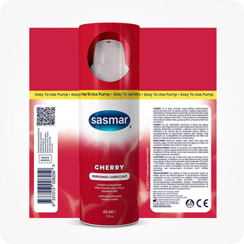 Sasmar Cherry Flavor Personal Lubricant - Conceive Plus Asia